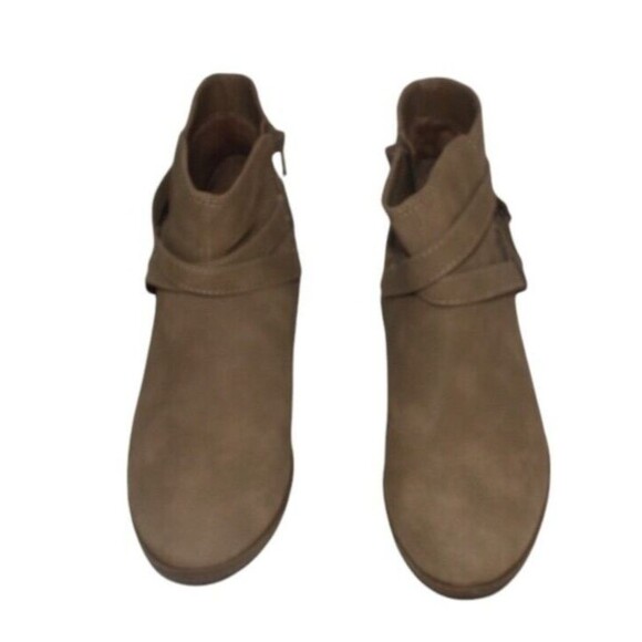 SO Ankle Boots Carisa Taupe Memory Foam Size 5 - Picture 2 of 9